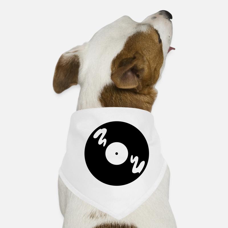 Music Record Dog Bandana
