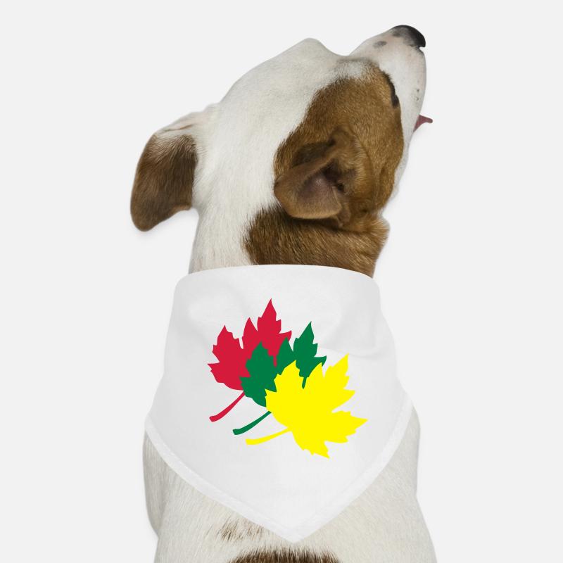 Feuille d'érable Bandana pour chien