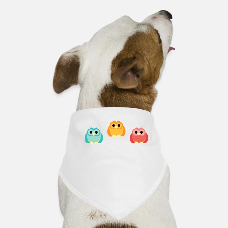 Owlaholic Workaholic Owl Puns Gift Dog Bandana