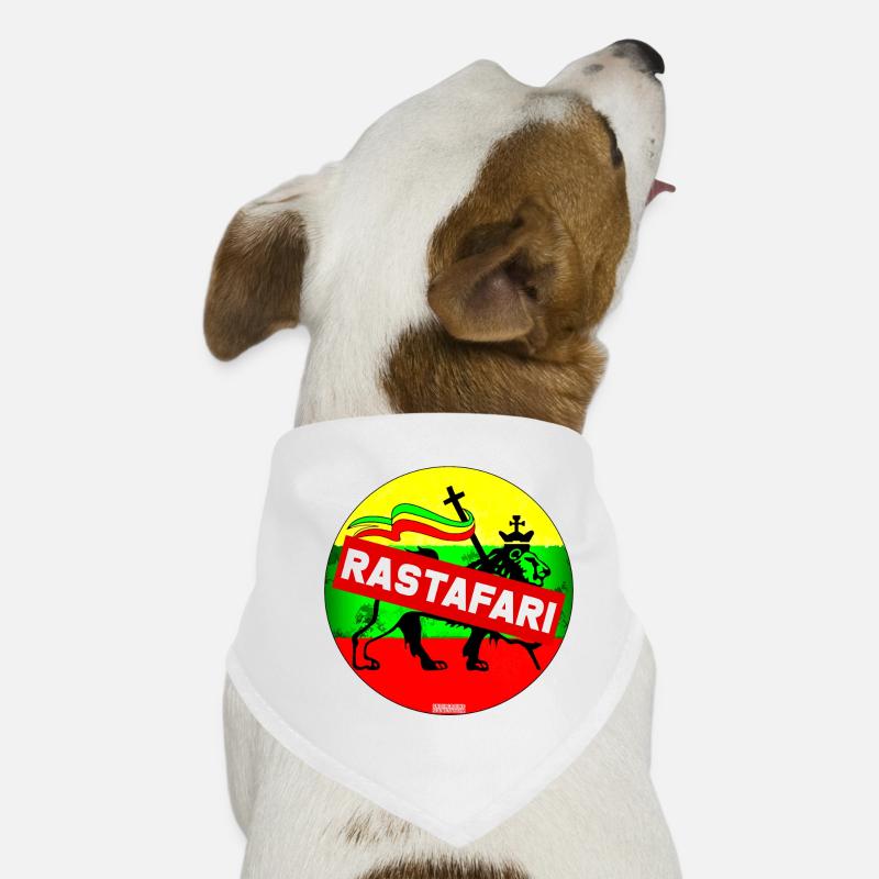 Rastafari Löwe Banner Hunde-Bandana