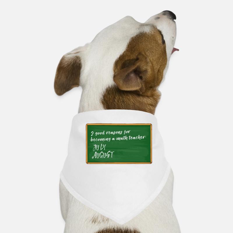 Urlaub Lehrer Schullehrer Professor Lustig Sprüche Hunde-Bandana