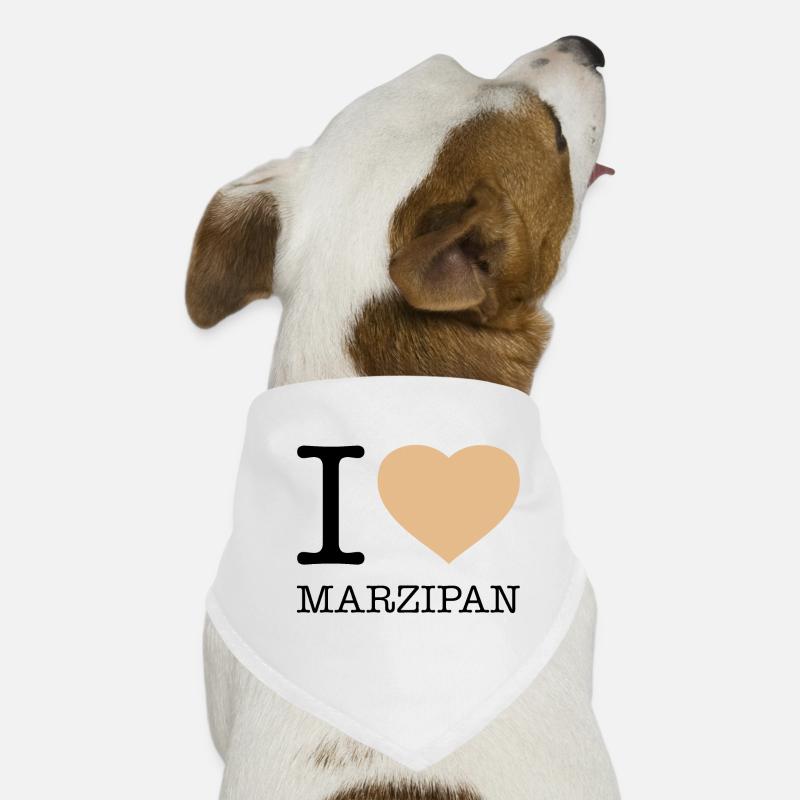 J'AIME LA MARZIPAN Bandana pour chien