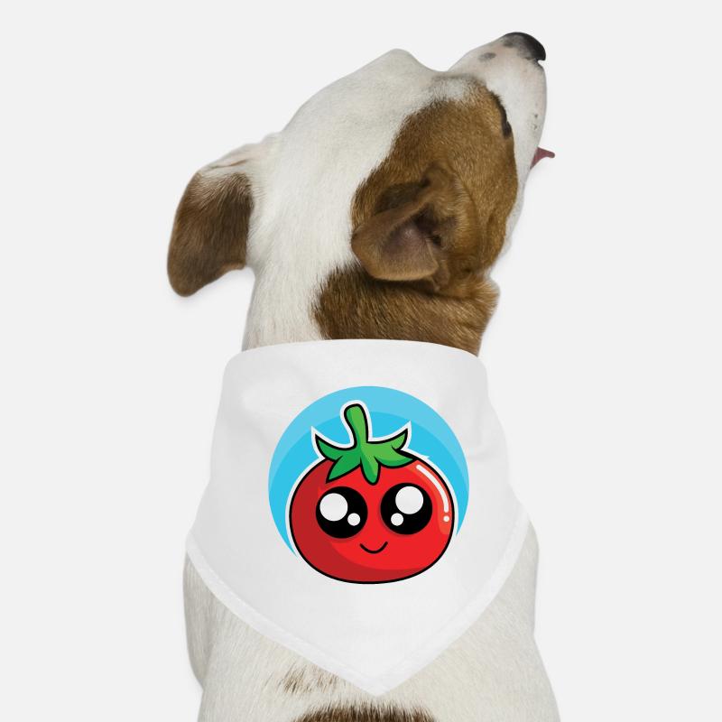Funny tomato design Dog Bandana