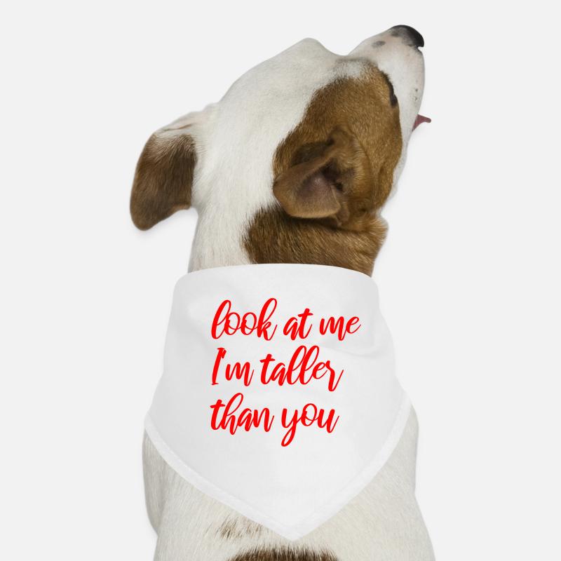 Guck mich an ich bin Größer als du Hunde-Bandana