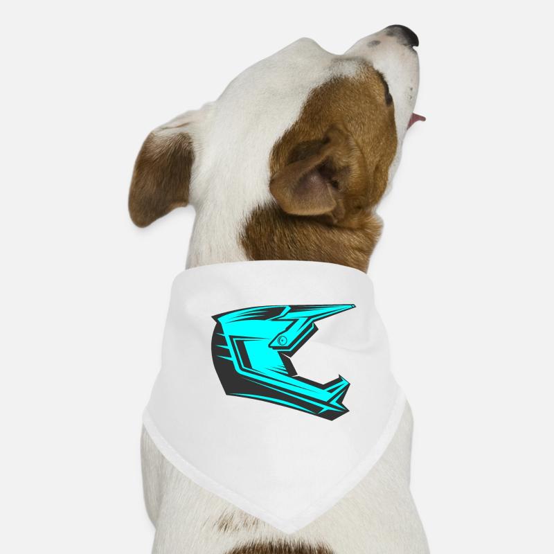 Casque de motocross descente VTT Bandana pour chien