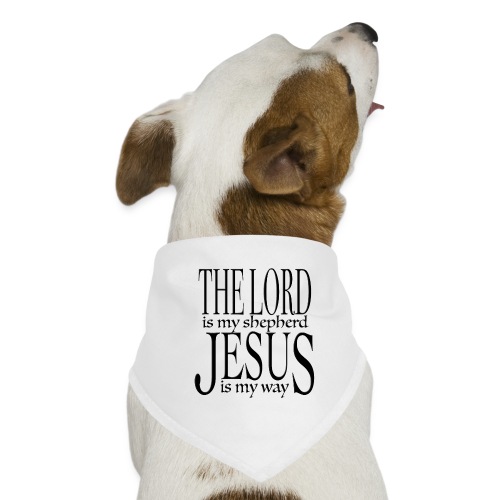 Le Seigneur est mon berger Jésus est mon chemin - vêtements - Bandana pour chien