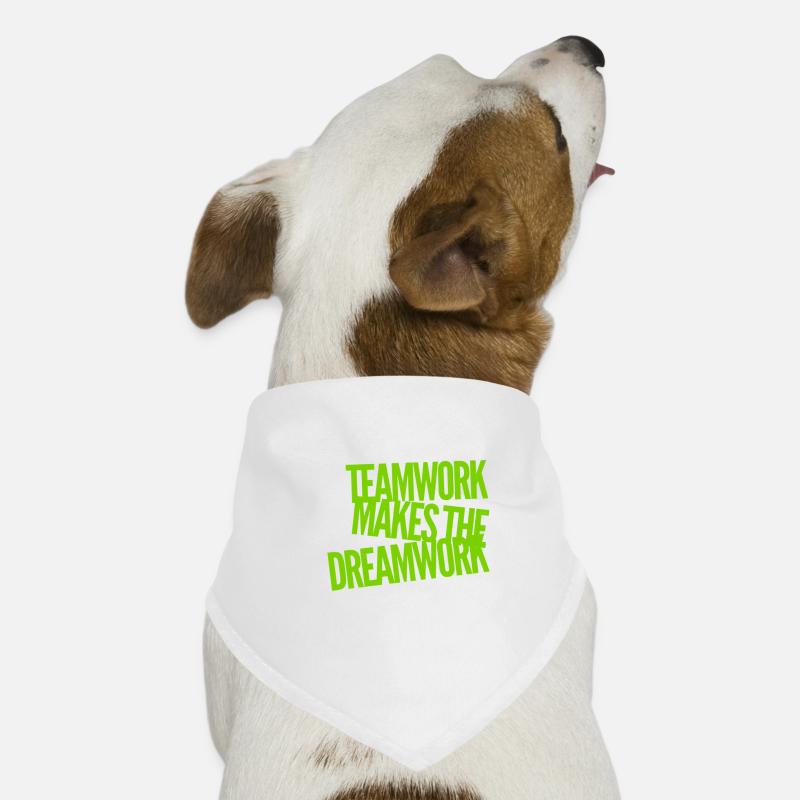 Teamwork is great Dog Bandana