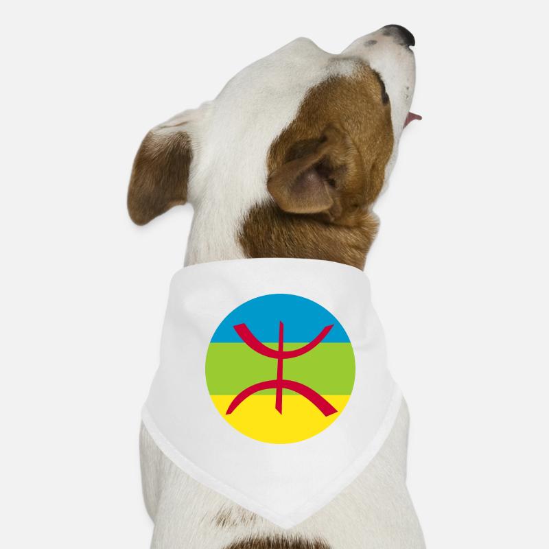 Aufkleber Berber Flagge Roundel Amazon Hunde-Bandana
