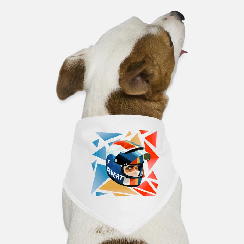Francois Cevert Helm Hunde-Bandana