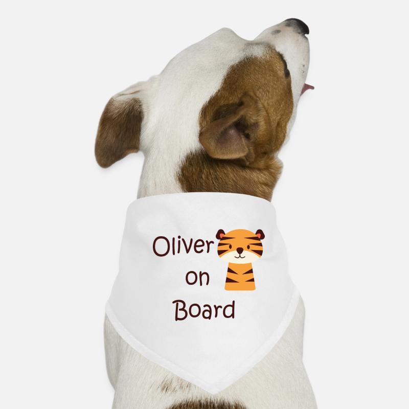 Oliver on board Hunde-Bandana