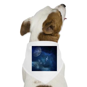 Steinbock - Hunde-Bandana - Weiß - Vorne