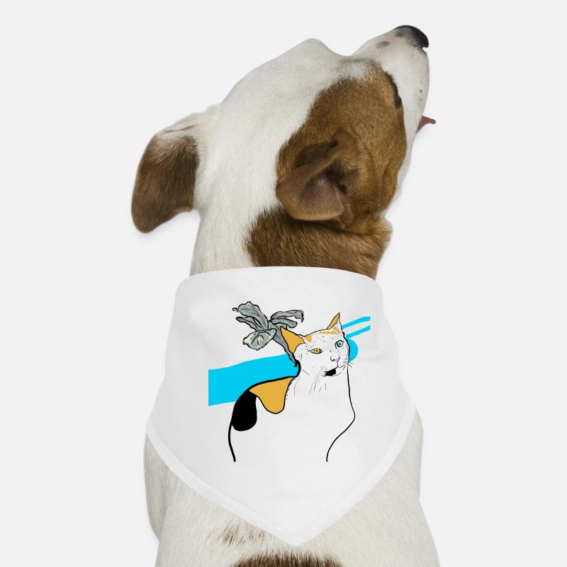 chat assis Bandana pour chien