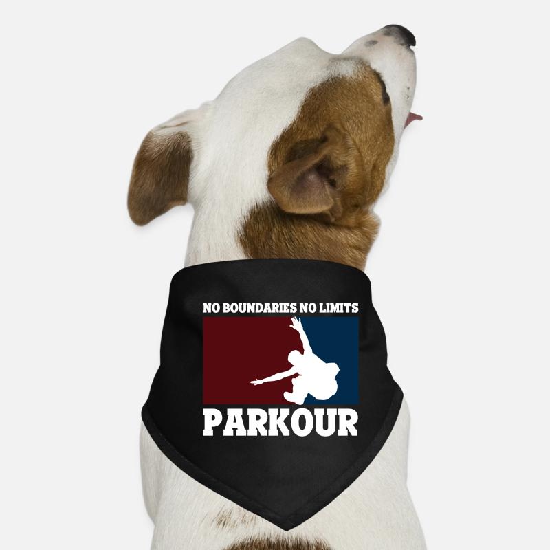 Parkour Running Gift Dog Bandana