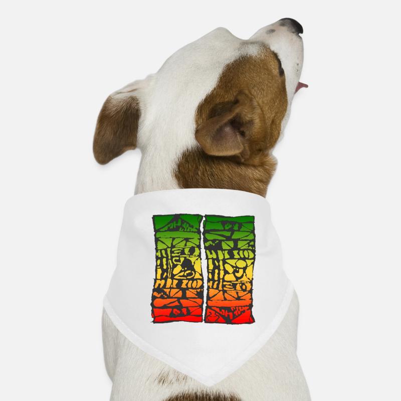 reggae 2907 - Hunde-Bandana - Weiß
