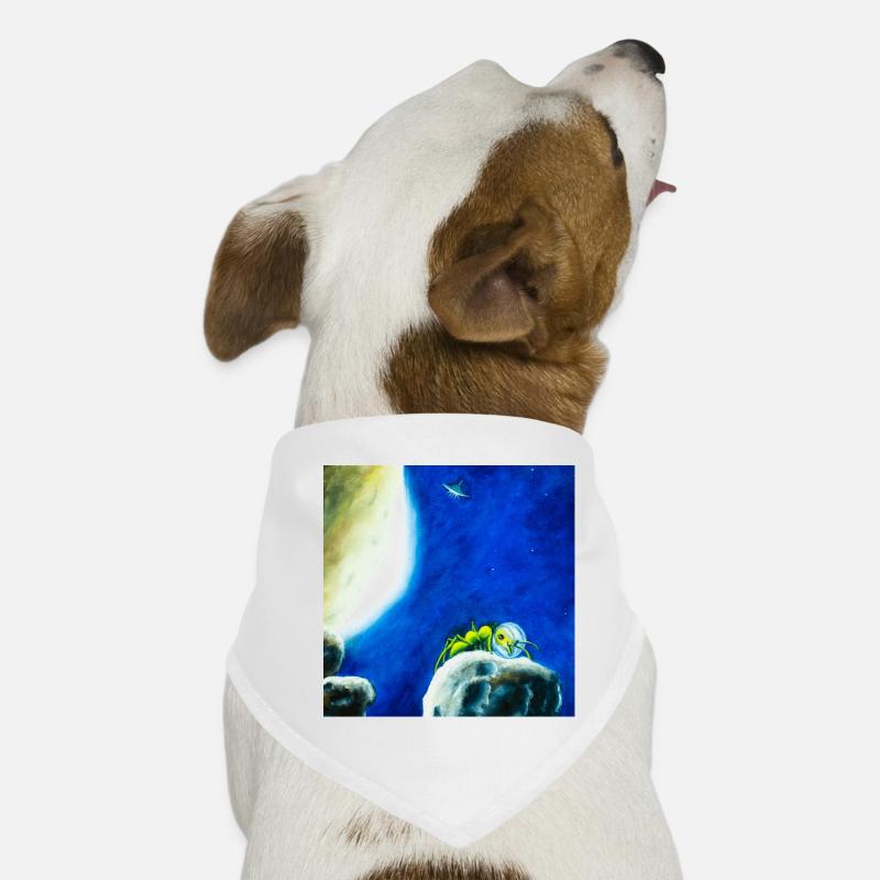 Mondameise oder Ameisonaut in der Sternennacht Hunde-Bandana