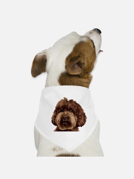 Schnoodle Doodle Dog - Hunde-Bandana - Weiß