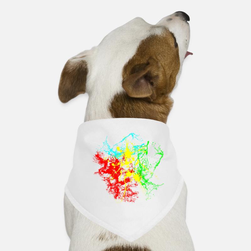 Paint splashes Dog Bandana