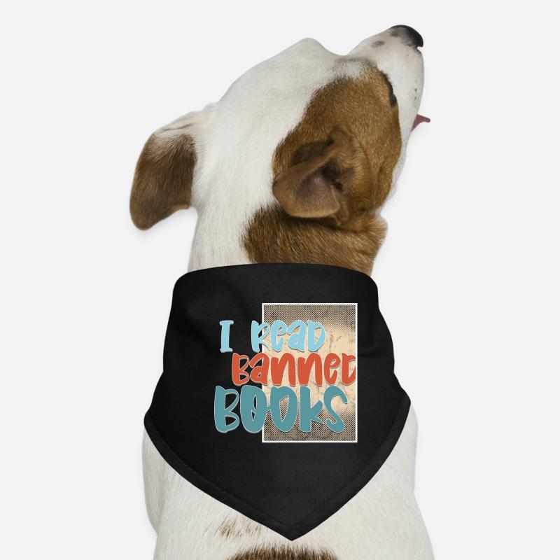 I Read Banned Books 45 Hunde-Bandana