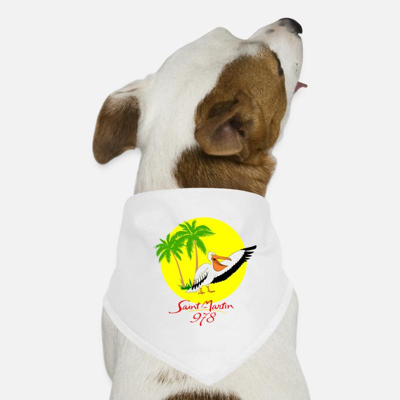 Sint Maarten Hunde-Bandana