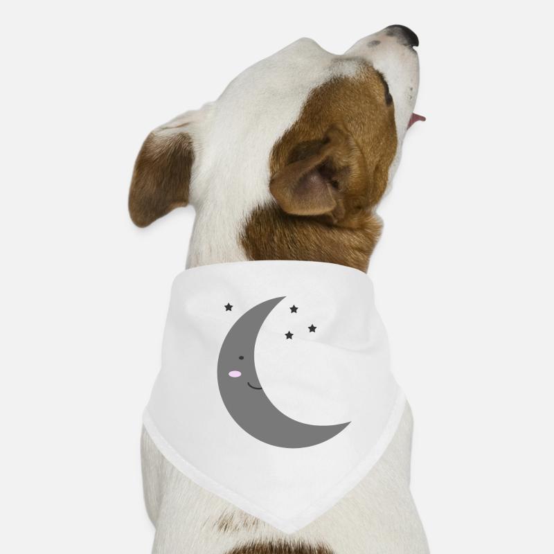 Lune Kawaii Bandana pour chien