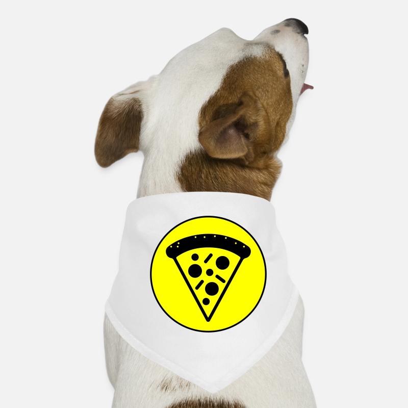 Pizza Icon Kreis Hunde-Bandana