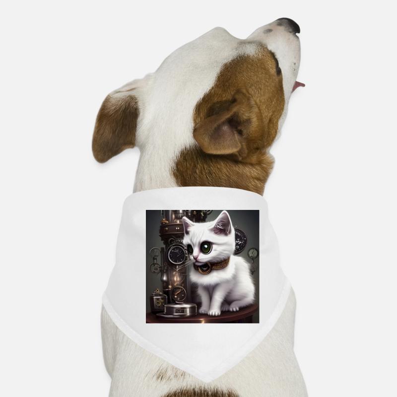 Kleine Steampunk-Katze Hunde-Bandana