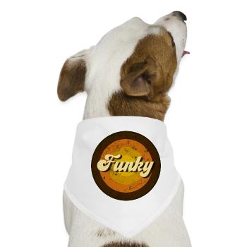 Funky - Hunde-Bandana - Weiß - Vorne