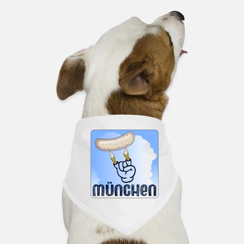 MÜNCHEN BRÜHWURST - WEIßWURST ZOMBIE Hunde-Bandana