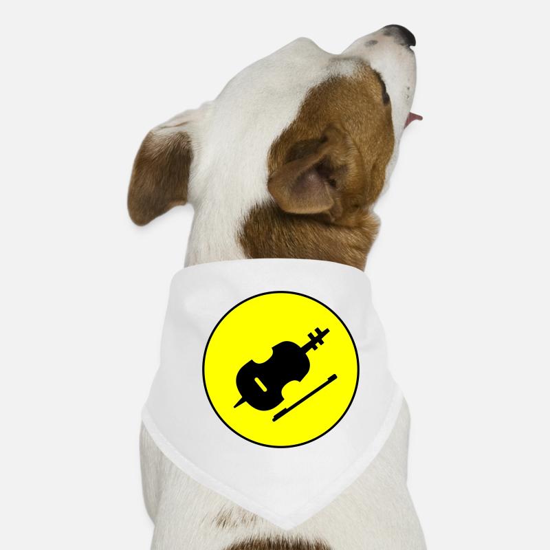 Violin Icon symbol Dog Bandana