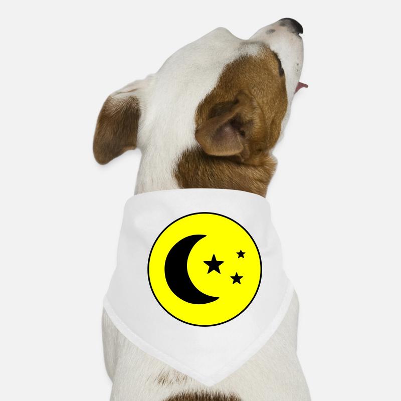 Icône de lune Bandana pour chien