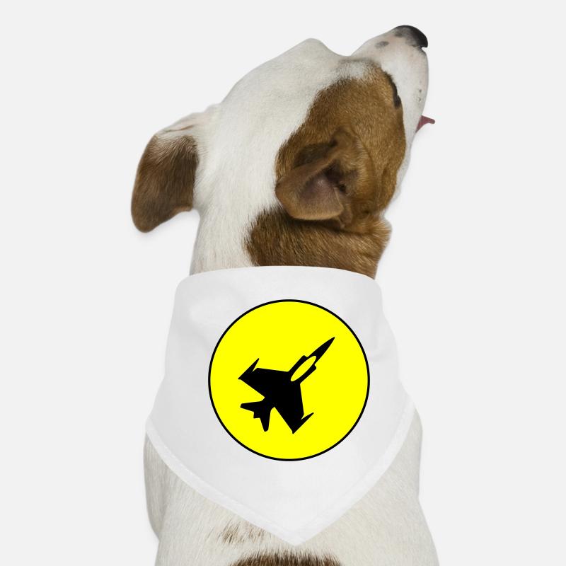 Symbole de jet d’avion Bandana pour chien