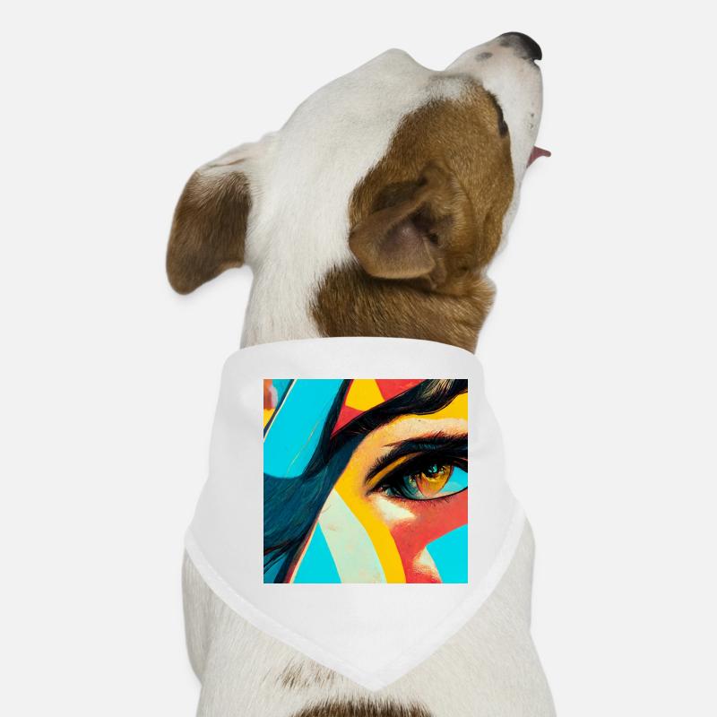 comic pop art Dog Bandana