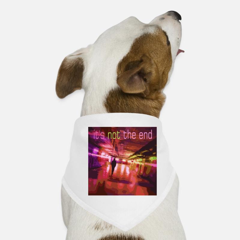 Neon trail It's not the end Dog Bandana