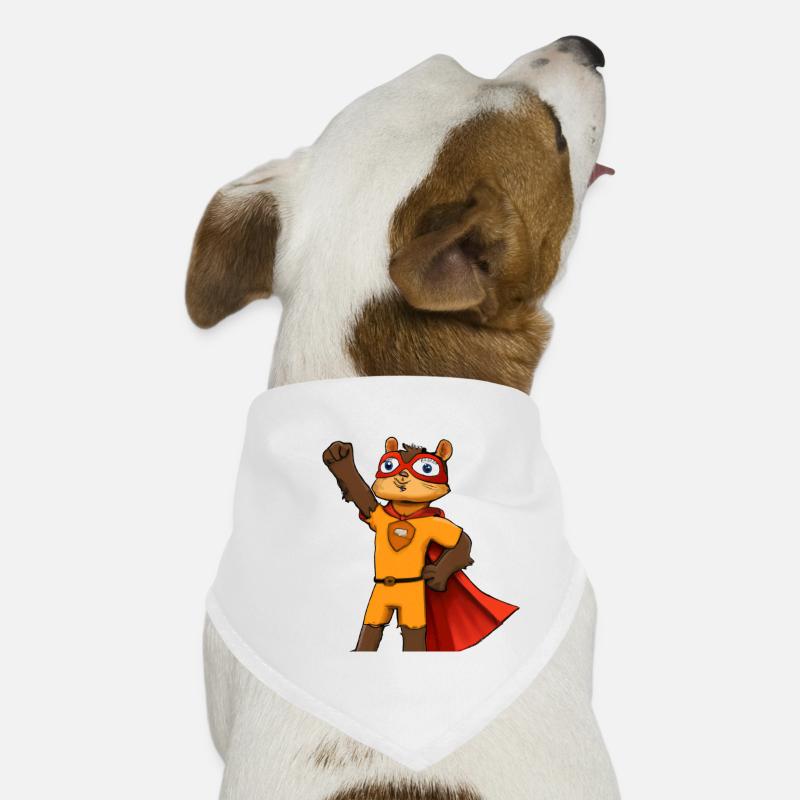 Squirrel super hero Dog Bandana