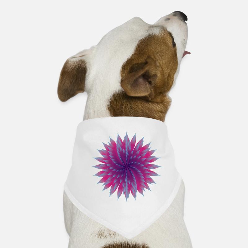Vektor Blume Hunde-Bandana