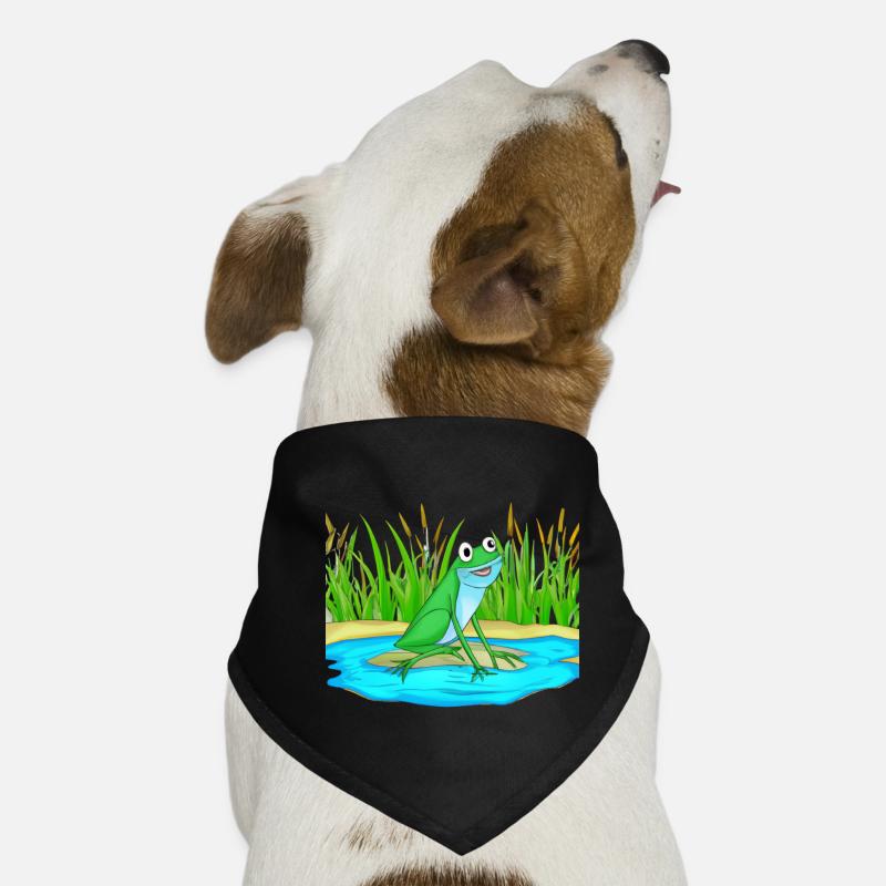 Frog Water Pond Dog Bandana