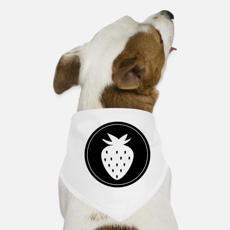 Frucht Erdbeere Hunde-Bandana