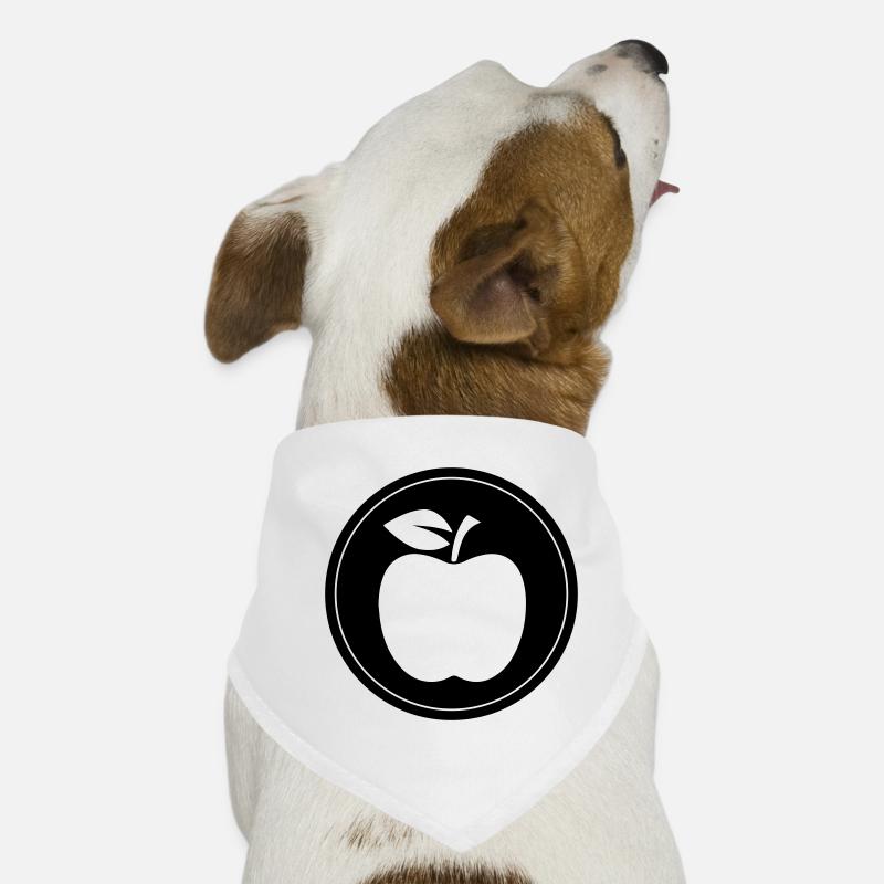 Apfel Symbol Hunde-Bandana