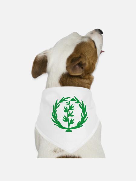 Meley C93E55CF F6F3 4A41 8098 B90B83FD0427 - Hunde-Bandana - Weiß - Vorne
