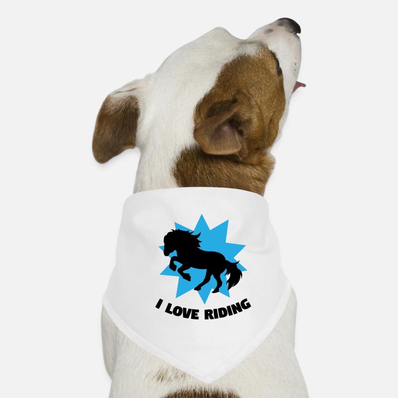 Chevaux Chevaux islandais Déclaration Équitation Cheval Amour Bandana pour chien