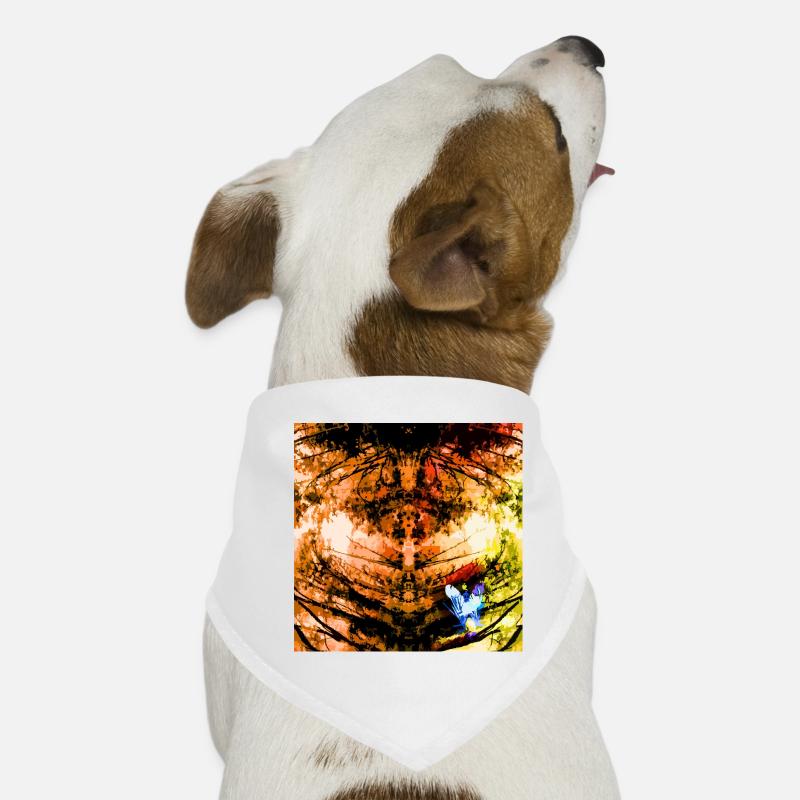 Herbstbaum Radial Hunde-Bandana