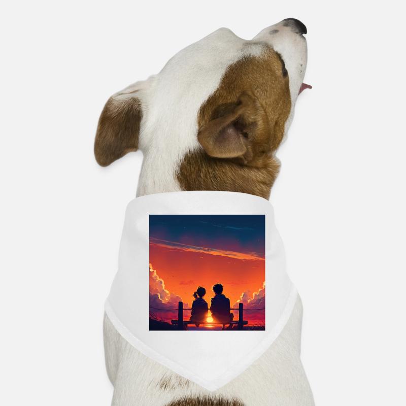 Amoureux Bandana pour chien