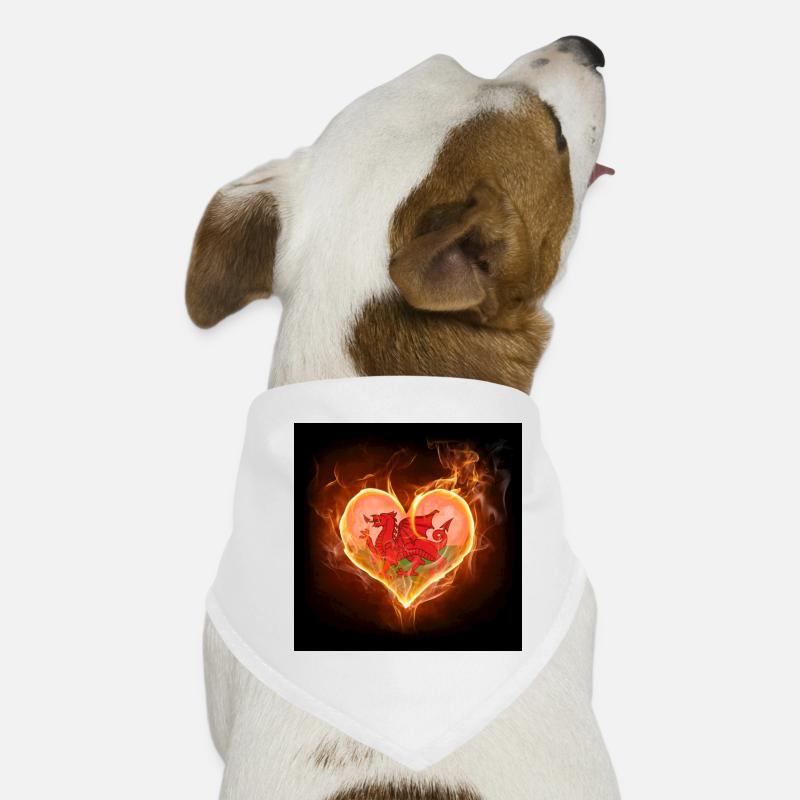 Fiery Proud Welsh Dog Bandana