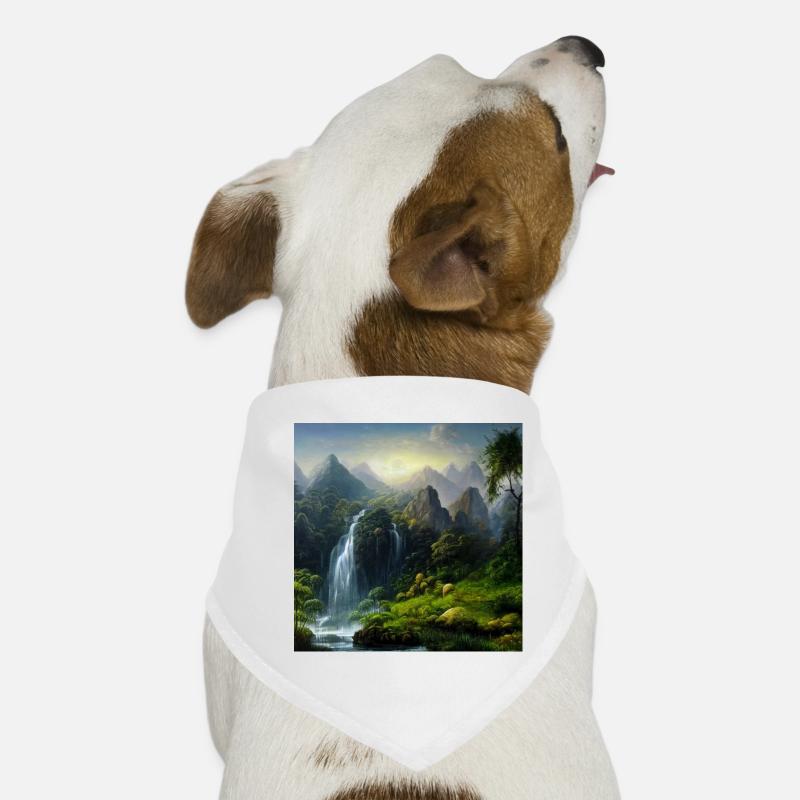 Landschaft Hunde-Bandana