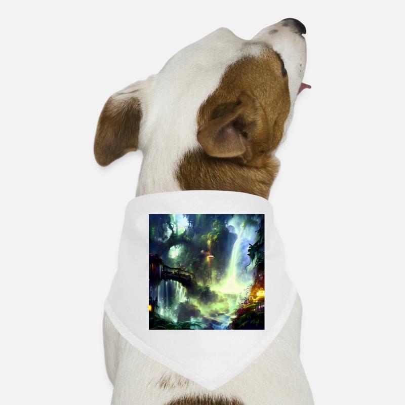 Monde caché des cascades Bandana pour chien