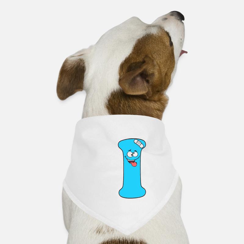 I - Hunde-Bandana - Weiß