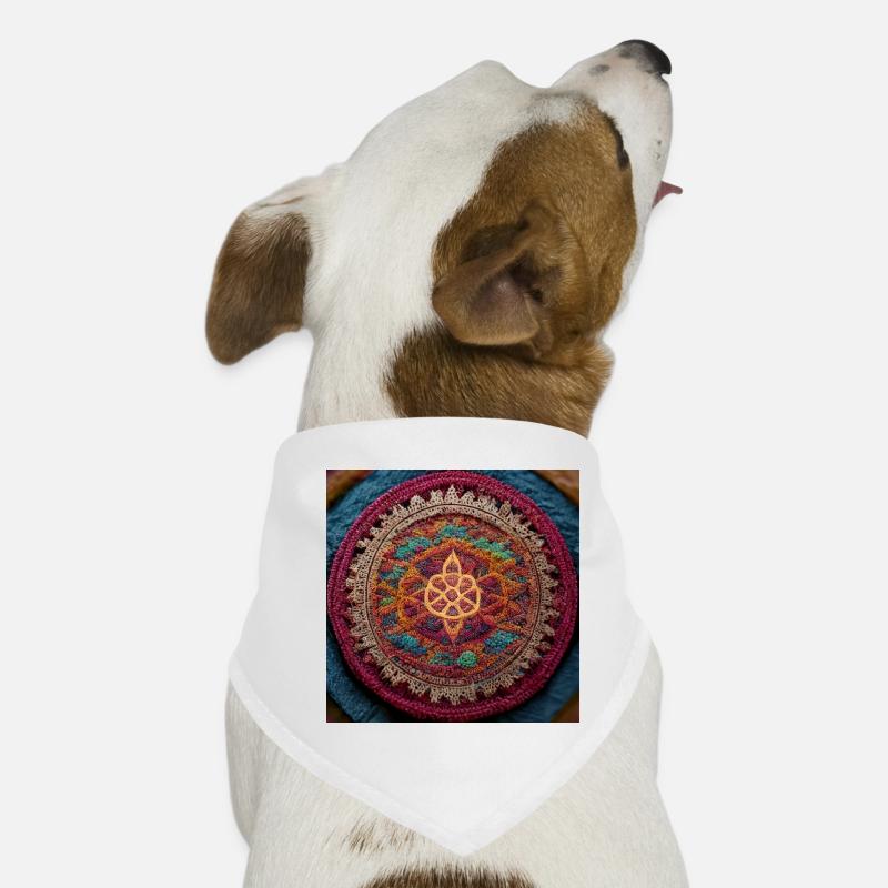 Boho Mandala Résumé Bandana pour chien
