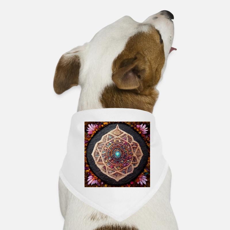 Boho Mandala Résumé Bandana pour chien