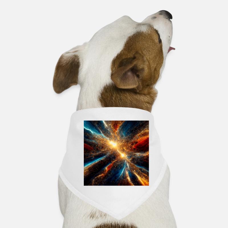 Cosmic Explosion Colors Dog Bandana