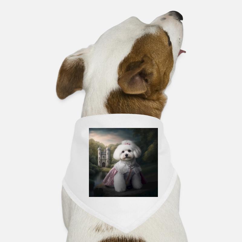Chien Bichon Princesse 2 Bandana pour chien